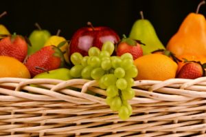 Apple, Grapes, Strawberries, and Citrus Fruits